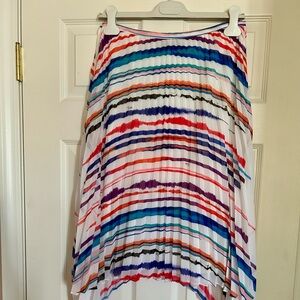 Emilio Pucci Pastel striped assymetric skirt size 44/8